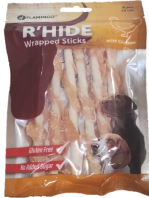 Friandises R'Hide 6 Bâtons avec poulet 12cm