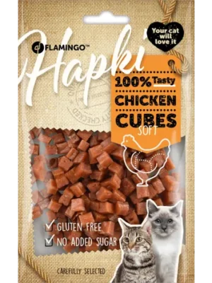Friandises Hapki Pour Chats Petits blocs avec poulet