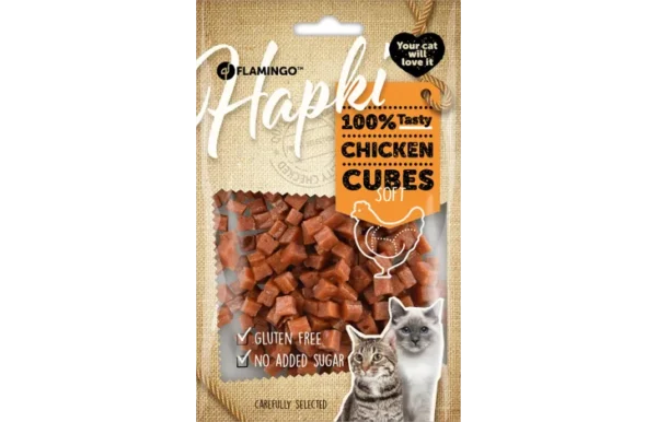 Friandises Hapki Pour Chats Petits blocs avec poulet