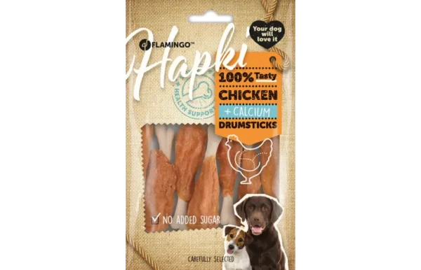 Friandises Hapki Cuisses de poulet avec calcium