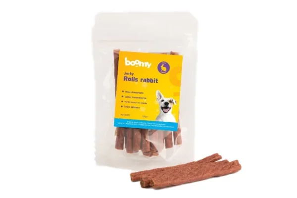 Rouleaux de lapin pour chiens