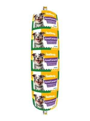 Saucisse repas au canard pour chiens