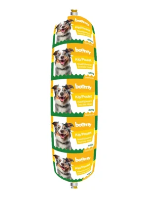 Saucisse repas au poulet pour chiens